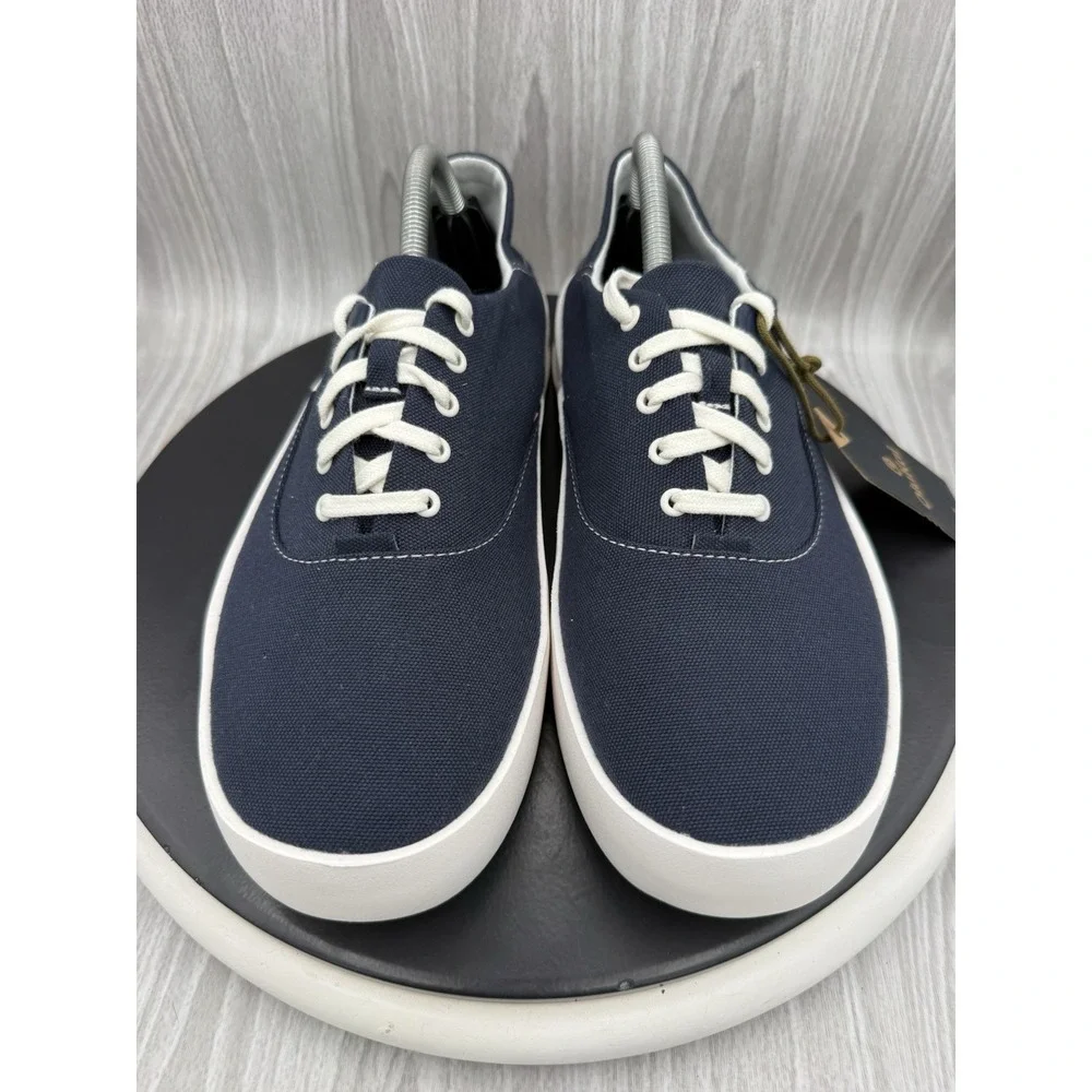 Olukai Tradewind Mens Size 10.5 Mood Indigo Blue Casual Canvas Lightweight Shoes